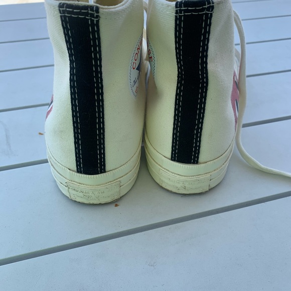 “Comme des garçons Play” sneakers aka cdg converse - Picture 5 of 11